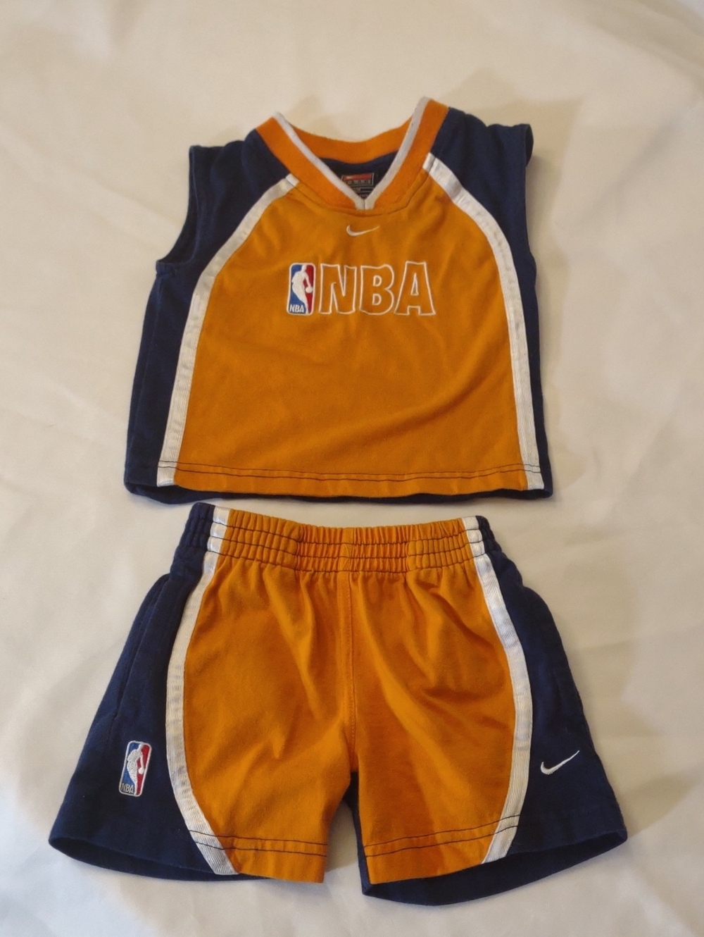 Nike Orange & Navy NBA Kids Basketball Set - Size 12 Mos.